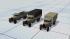 Lkw der 30er Jahre, Typ B, BEIGE-Braun | Pritsche, Plane und Koffer | mit entsprechenden Anh�ngern (3)