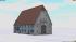 Bauernh�fe im n�rdl. Deutschland | Hof Siemen | Hellblaue Balken Putzgefache (2)