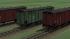 4-achs. gedeckter Gueterwagen der s�chsischen Schmalspurbahnen (1)