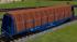 US Bulkhead FlatCar mit Ziegel-Beladung (1)