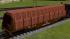 US Bulkhead FlatCar mit Ziegel-Beladung (2)
