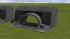 Portal Autobahntunnel - Eine R�hre - 1-Spur Mittig (1)