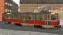 Strassenbahn Tatra T4D und B4D Normalspur Rot-Beige (2)