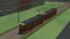 Strassenbahn Tatra T4D und B4D Meterspur Rot-Beige (3)