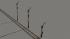 Hauptsignalset (2-flg) als Standard-, Hoch- und Zwergsignal (Regelanstrich) (3)