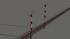 Hauptsignalset (3-fl�gelig) als Standard- und Hochsignal im Regelanstrich (4)