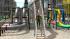 3 animierte Arbeiter und 3 Standmodelle von Arbeitern in rot (3)