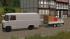 2 achsiger Anh�nger, beladen mit Ballonteilen (3)