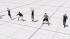 Basketball Platz mit Spielern (2)