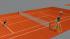 Tennisspieler und Platz (2)