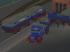 B�ssing 8000S blau-rot Gespanne-Set (3)