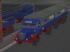 B�ssing 8000S blau-rot Gespanne-Set (4)