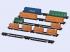Zweiteiliger Containertragwagen Typ Sggmrs 715 (4)