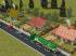 Moderne Einfamilienh�user mit Umfriedung in Sommer-Ausf�hrung. 72 Modelle im Set. (2)