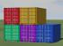 Container in 5 verschiedenen Farben (2)