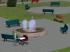 Parkb�nke- und Brunnen-Set (1)