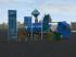 Tankstellen-Set mit Zubeh�r, LKW und Tankauflieger (4)