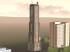 St�dtisches Hochhaus der Postmoderne nach amerikanischem Vorbild (1)