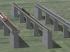 Betonbrücken-Splines in 3D Aus Bild 1