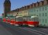 Tatra-Stra�enbahn T4D + B4D Rot-Beige mit Tauschtextur (1)