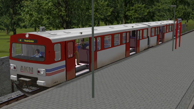 VTA der AKN in schmutzigem Zus
