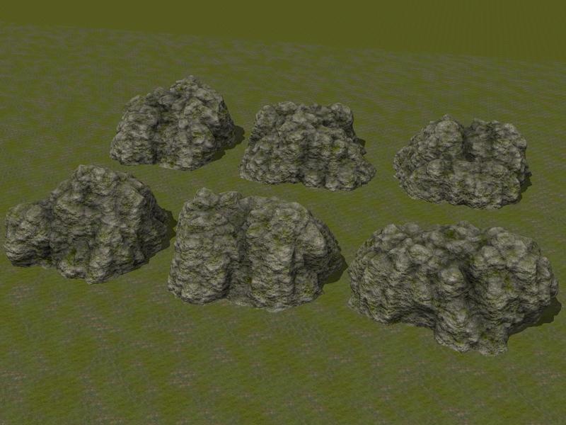 Fels-Formationen Set 2