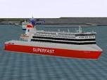 Autofährschiff „FMS Superfast VII“ der Superfast-Reederei (EEP5 Plugin5 / EEP6)