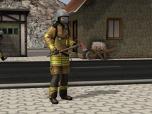 Feuerwehrmnner mit Atemschutz