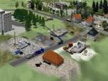 Sechs verschiedene Rohbauten 