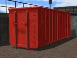 Abroll-Container als Ladegut und Immobilie