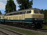Diesellokomotiven BR218 - ozeanblau/ beige - DB und DBAG (Set)