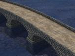 Niedrige Steinbr�cke als 3D-Spline mit Zubeh�r