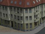 Renovierte Altbau-Eckhuser mit Balkon