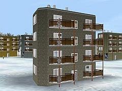 Modernes Wohn- und Geschäftshaus in 10 Farbvariationen (AB2417 )