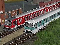 Dieseltriebwagen BR 628.9/629 der DB Knuffingen