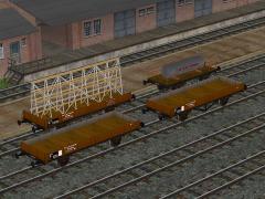 Güterwagen zur Unkrautbekämpfung und zum Glastransport der DRG in Ep II