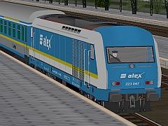 Alex-Zug (Diesellok 223 067 und 5 Personenwagen) (MK1581 )