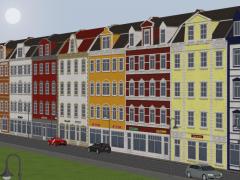 Prachtvolle Altstadthäuser (PS4401 )