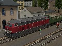 Diesellokomotiven BR 218 der DB - altrote Farbgebung, Epoche IVa