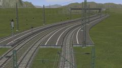 3 Bahnsteigsplines in 4 Versionen und passende Endstücke (V10NDH10097 )