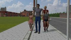 Familie Brain, 4 Menschenfiguren in je 4 Varianten (V10NDH10197 )