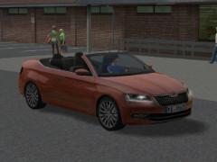 Cabriolet mit Tauschtextur