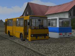 Ikarus 260 Stadtbus mit Tauschtextur