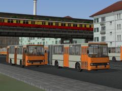 Ikarus 260 und Ikarus 280 Berlin mit Tauschtextur