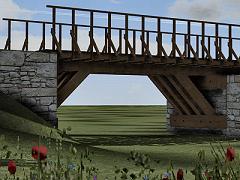 600mm Holzbrücke (3) (V10NKK10044 )