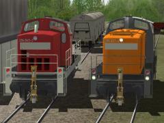 DB-Railion 294 845-3 und BOEG 295 057-4