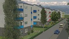 Moderne Mehrfamilienh&auml;user mit Balkone und Terrassen (V10NRP10567 )