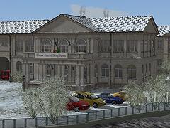 Klassizistisches Kurhotel, Winterversion (V10NSM20223 )