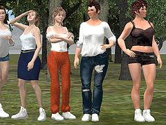 Frauen im Sommer Set 1 (V10NWA10138 )