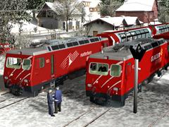 Elektrolokomotive, Schmalspur, HGe 4/4 II MGB 103 und GEx 107